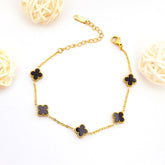 clover charm bracelet